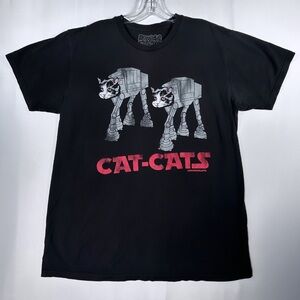 Black David And Goliath Cat-Cats Graphic T-Shirt